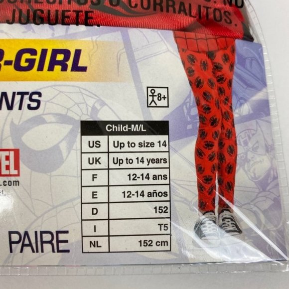 Child Spider-Girl Leggings - M/L - Picture 5 of 5